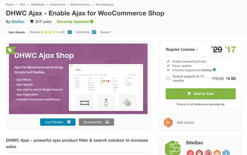 WooCommerce 的 5 个最佳 Ajax 搜索插件（实时产品搜索）-第6张图片-Ceacer网络