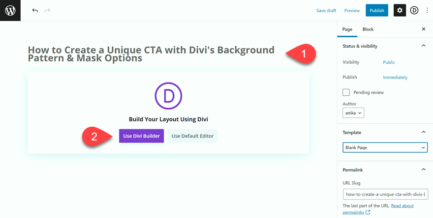 如何使用 Divi 的背景图案和蒙版选项创建独特的 CTA-第3张图片-Ceacer网络