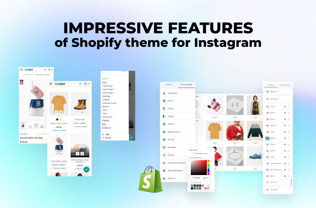 使用适用于 Instagram 的 Delori Shopify 主题开辟新天地-第2张图片-Ceacer网络