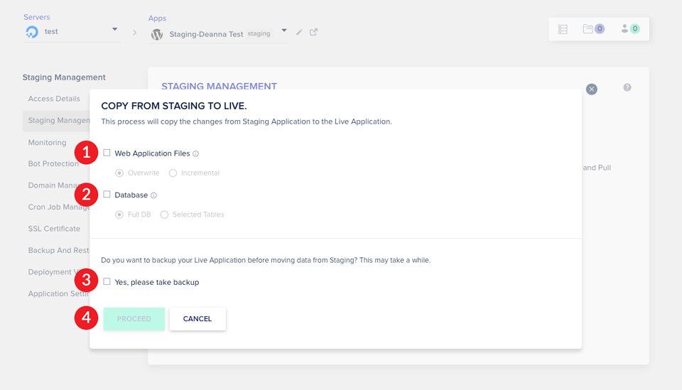 如何在 Cloudways Divi 主机上使用暂存和克隆工具-第13张图片-Ceacer网络