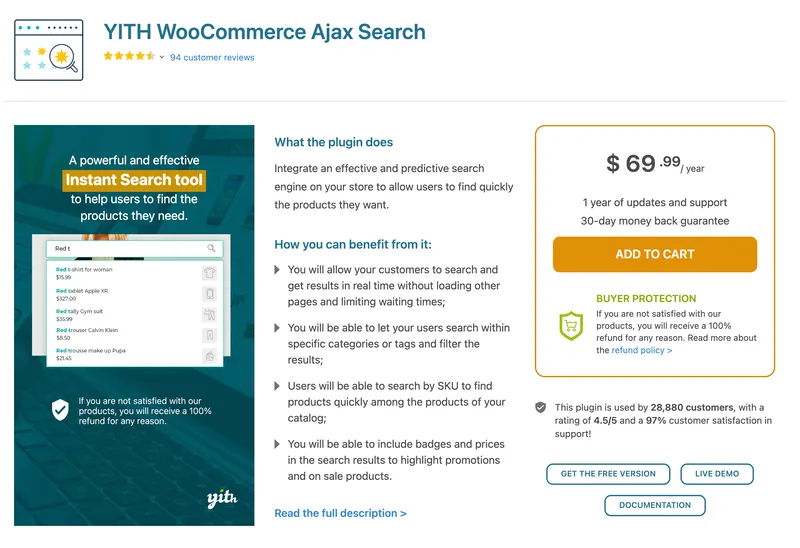 WooCommerce 的 5 个最佳 Ajax 搜索插件（实时产品搜索）