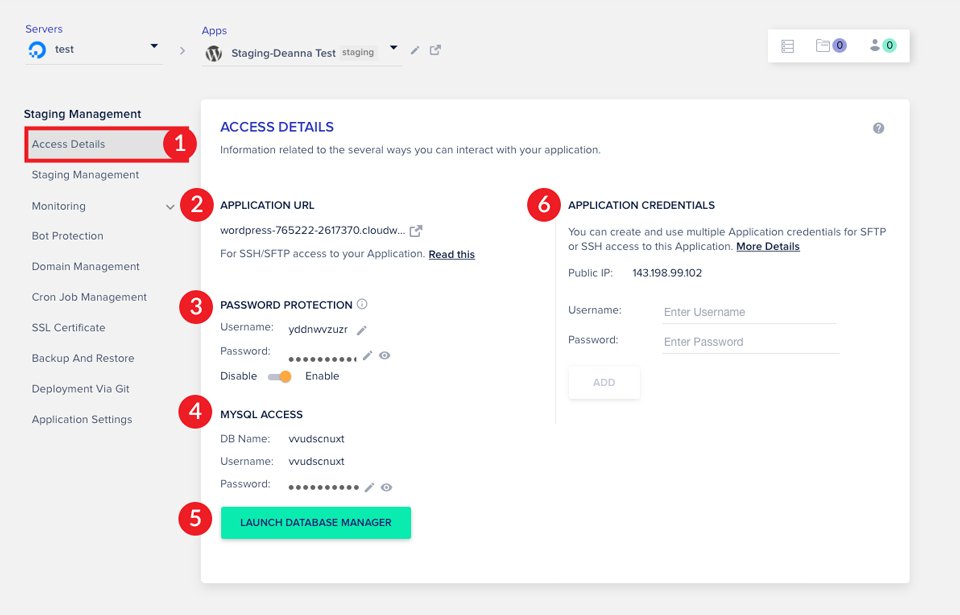 如何在 Cloudways Divi 主机上使用暂存和克隆工具-第9张图片-Ceacer网络