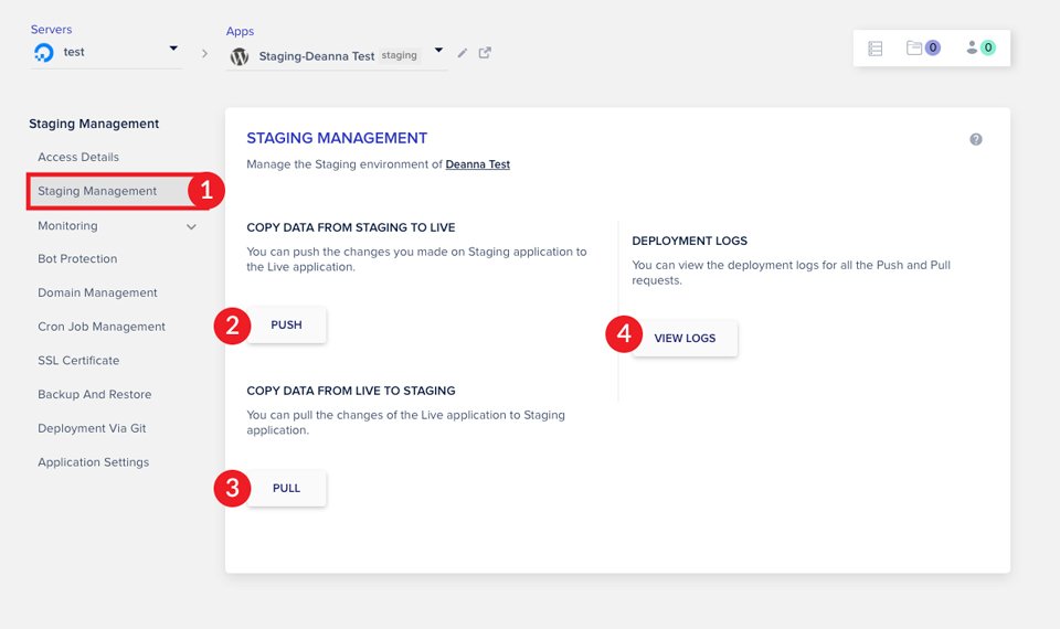 如何在 Cloudways Divi 主机上使用暂存和克隆工具-第14张图片-Ceacer网络