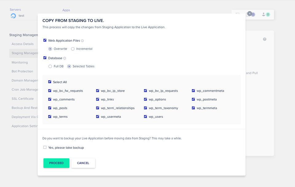 如何在 Cloudways Divi 主机上使用暂存和克隆工具-第12张图片-Ceacer网络