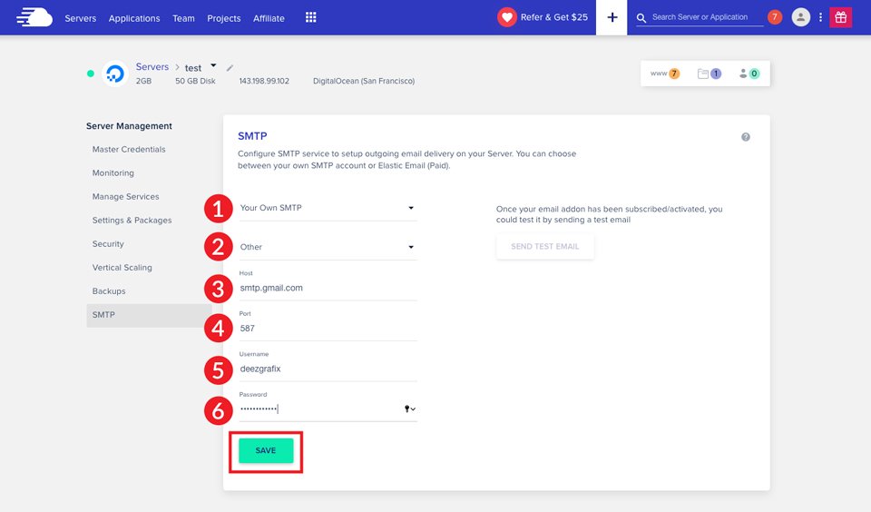 如何使用 Cloudways 的 Divi Hosting 设置 SMTP 电子邮件-第4张图片-Ceacer网络