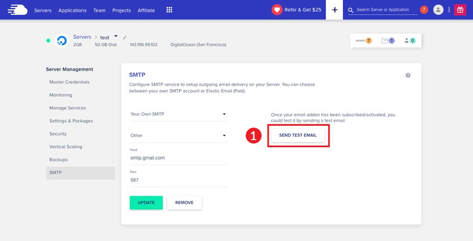 如何使用 Cloudways 的 Divi Hosting 设置 SMTP 电子邮件-第5张图片-Ceacer网络